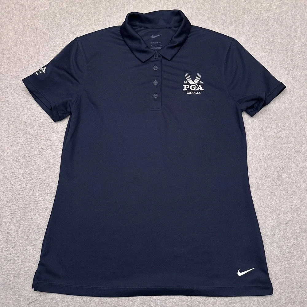 Nike Dri-Fit Victory Polo Shirt 2024 PGA Valhalla Women's Small Golf Performance